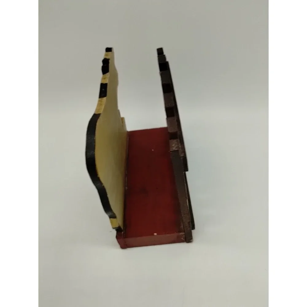 Cow Napkin Holder Wood Primitive Rustic Farmhouse Country Kitchen